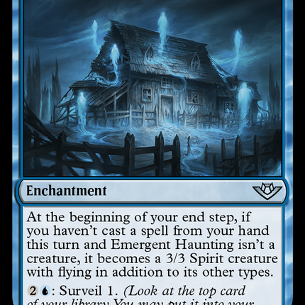 Emergent Haunting [Outlaws of Thunder Junction] Foil