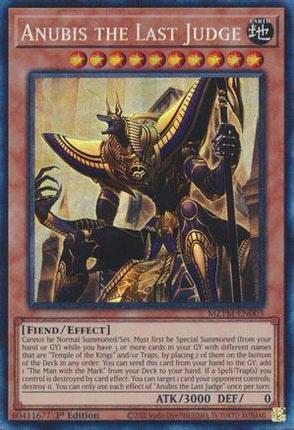Anubis the Last Judge (CR) (Collector's Rare) [MZTM-EN003] 1st Edition