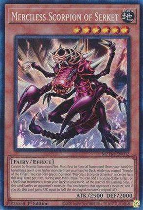 Merciless Scorpion of Serket (CR) (Collector's Rare) [MZTM-EN002] 1st Edition