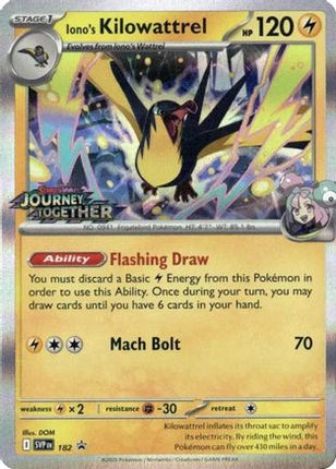 Iono's Kilowattrel (182) [SV09: Journey Together]