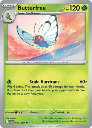 Butterfree (3) [SV09: Journey Together] Holofoil