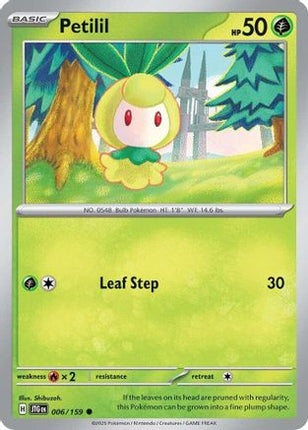 Petilil (6) [SV09: Journey Together] Reverse Holofoil