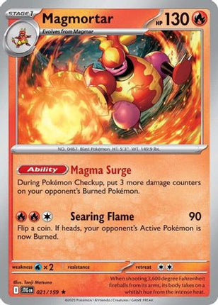 Magmortar (21) [SV09: Journey Together] Holofoil