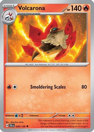 Volcarona 029- SV09 Journey Together Reverse Holofoil