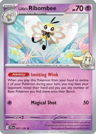 Lillie's Ribombee - 067/159 (67) [SV09: Journey Together] Holofoil
