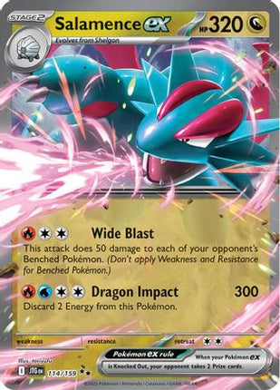 Salamence ex - 114/159 (114) [SV09: Journey Together] Holofoil