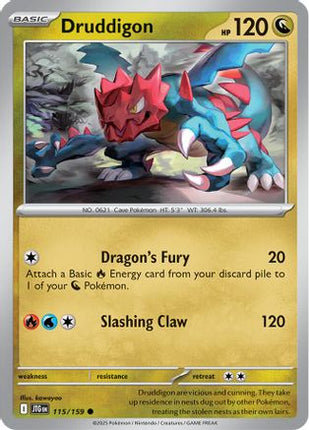 Druddigon (115) [SV09: Journey Together]