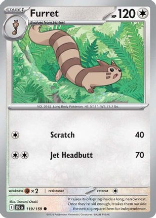Furret - 119/159 (119) [SV09: Journey Together]