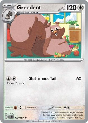 Greedent (132) [SV09: Journey Together] Reverse Holofoil