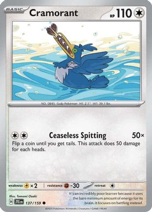 Cramorant (137) [SV09: Journey Together] Reverse Holofoil