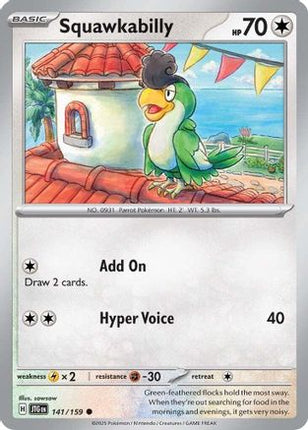 Squawkabilly (141) [SV09: Journey Together] Reverse Holofoil