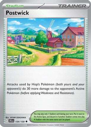 Postwick (154) [SV09: Journey Together] Reverse Holofoil