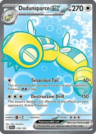 Dudunsparce ex - 178/159 (178) [SV09: Journey Together] Holofoil