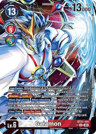 Gaiamon (Alternate Art) [BT21-101] [World Convergence]
