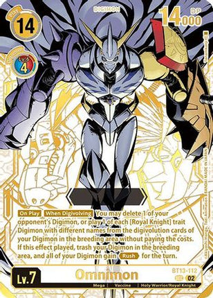 Omnimon (Rare Pull) [BT13-112] [World Convergence]