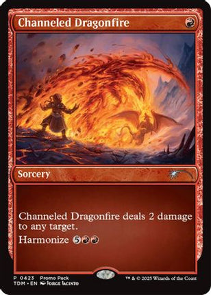 Channeled Dragonfire [Promo Pack: Tarkir: Dragonstorm] Foil