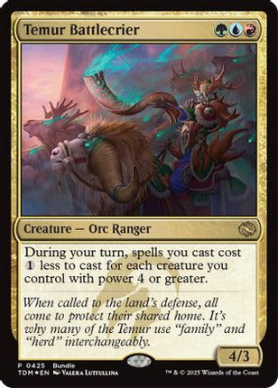 Temur Battlecrier [Unique and Miscellaneous Promos]