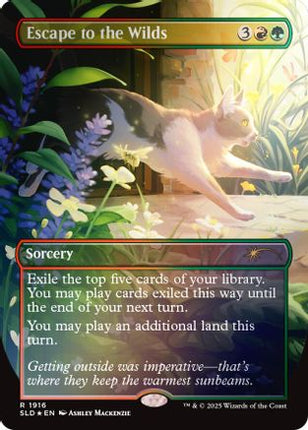 Escape to the Wilds (1916) (Rainbow Foil) [Secret Lair Drop Series] Foil
