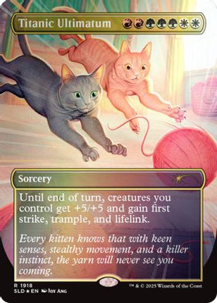 Titanic Ultimatum (1918) (Rainbow Foil) [Secret Lair Drop Series] Foil