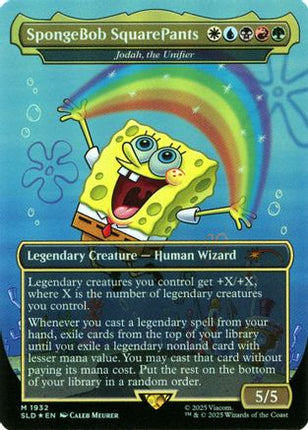 SpongeBob SquarePants - Jodah, the Unifier (Rainbow Foil) [Secret Lair Drop Series] Foil