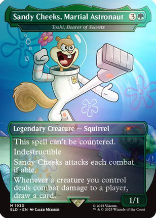 Sandy Cheeks, Martial Astronaut - Toski, Bearer of Secrets (Rainbow Foil) [Secret Lair Drop Series] Foil