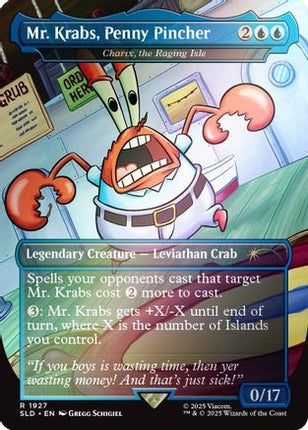 Mr. Krabs, Penny Pincher - Charix, the Raging Isle (Rainbow Foil) [Secret Lair Drop Series] Foil