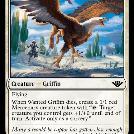 Wanted Griffin [Outlaws of Thunder Junction] Foil