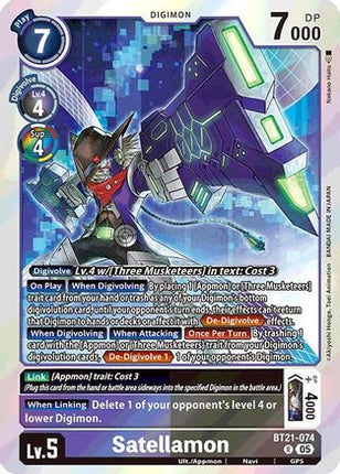 Satellamon [BT21-074] [World Convergence] Foil