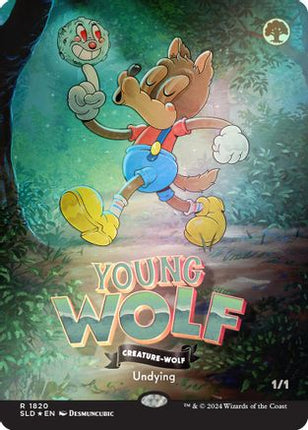 Young Wolf (Rainbow Foil) [Secret Lair Drop Series] Foil