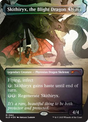 Skithiryx, the Blight Dragon (Rainbow Foil) [Secret Lair Drop Series] Foil