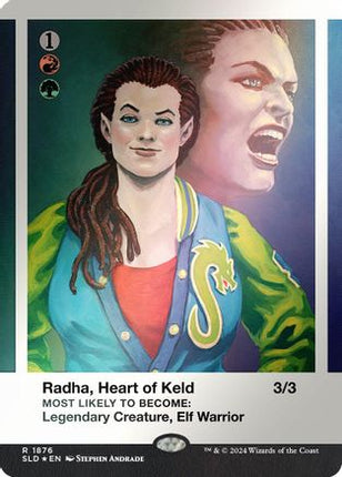 Radha, Heart of Keld (Rainbow Foil) [Secret Lair Drop Series] Foil