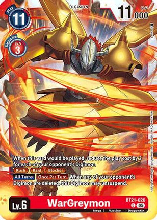 WarGreymon [BT21-026] [World Convergence]