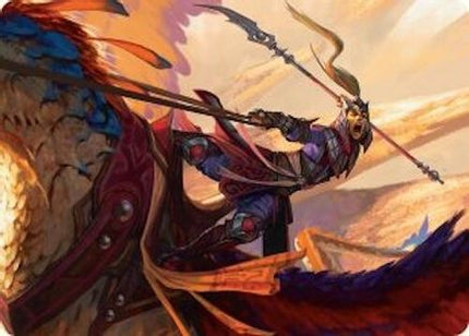 Dragonback Lancer Art Card (3/54) [Art Series: Tarkir: Dragonstorm]