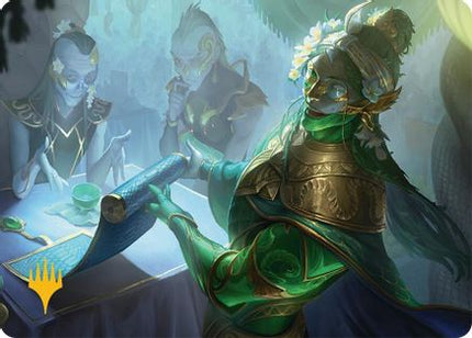 Sibsig Appraiser Art Card (8/54) (Gold-Stamped) [Art Series: Tarkir: Dragonstorm]