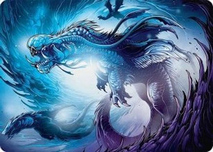 Roiling Dragonstorm Art Card (33/54) [Art Series: Tarkir: Dragonstorm]