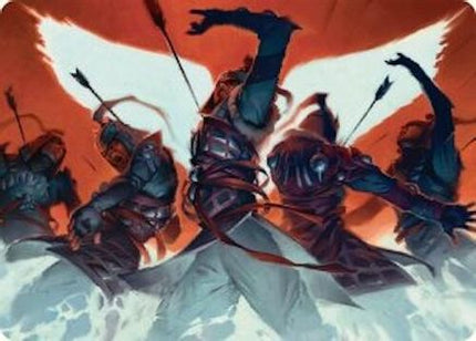 Desperate Measures Art Card (11/54) [Art Series: Tarkir: Dragonstorm]
