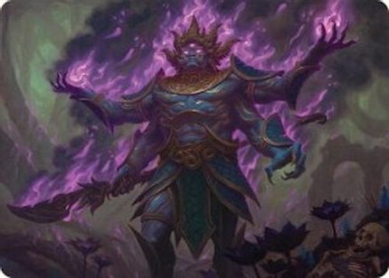 Rot-Curse Rakshasa Art Card (13/54) [Art Series: Tarkir: Dragonstorm]