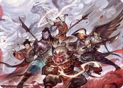Will of the Jeskai Art Card (54/54) [Art Series: Tarkir: Dragonstorm]