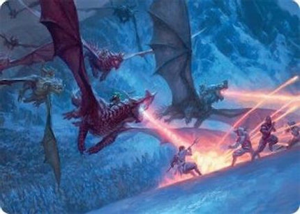 Dragonback Assault Art Card (22/54) [Art Series: Tarkir: Dragonstorm]