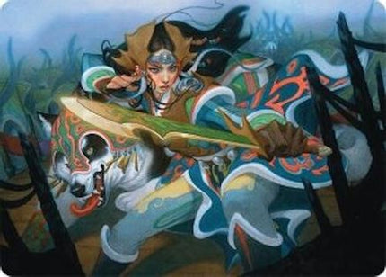 Eshki Dragonclaw Art Card (23/54) [Art Series: Tarkir: Dragonstorm]