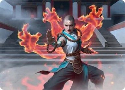 Flamehold Grappler Art Card (24/54) [Art Series: Tarkir: Dragonstorm]