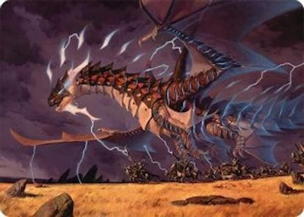 Neriv, Heart of the Storm Art Card (25/54) [Art Series: Tarkir: Dragonstorm]