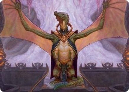 Kheru Goldkeeper Art Card (36/54) [Art Series: Tarkir: Dragonstorm]
