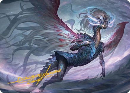 Shiko, Paragon of the Way Art Card (37/54) (Gold-Stamped Signature) [Art Series: Tarkir: Dragonstorm]