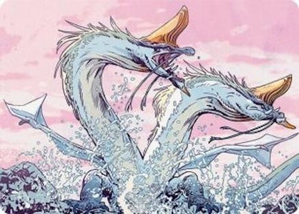 Twinmaw Stormbrood Art Card (39/54) [Art Series: Tarkir: Dragonstorm]