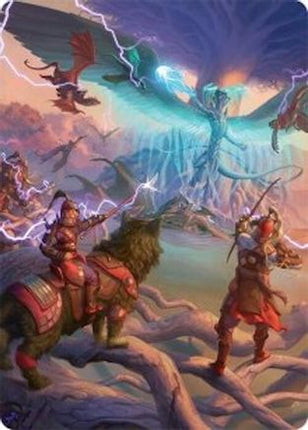 All-Out Assault Art Card (50/54) [Art Series: Tarkir: Dragonstorm]