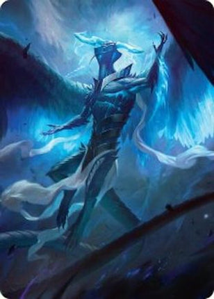 Ugin, Eye of the Storms Art Card (1/54) [Art Series: Tarkir: Dragonstorm]