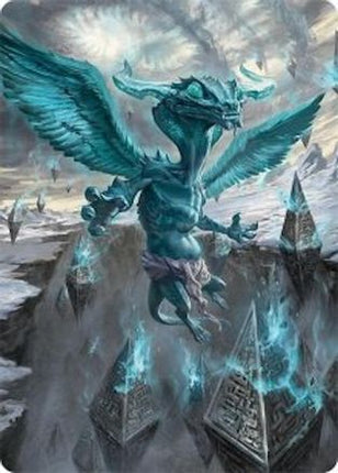 Ugin, Eye of the Storms Art Card (47/54) [Art Series: Tarkir: Dragonstorm]