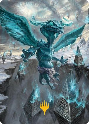 Ugin, Eye of the Storms Art Card (47/54) (Gold-Stamped) [Art Series: Tarkir: Dragonstorm]