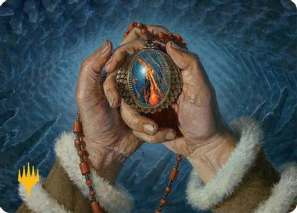 Mox Jasper Art Card (28/54) (Gold-Stamped) [Art Series: Tarkir: Dragonstorm]